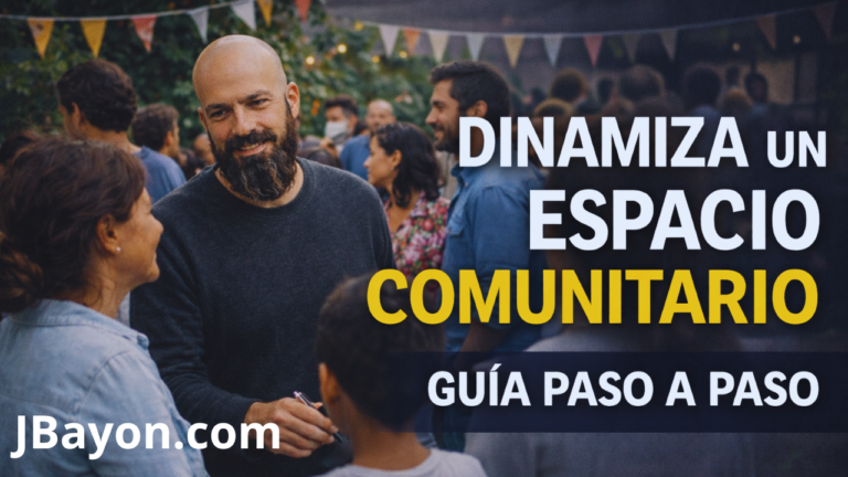 Dinamiza un espacio comunitario
