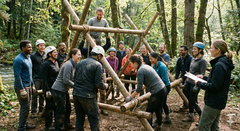 No siempre el team building es asi