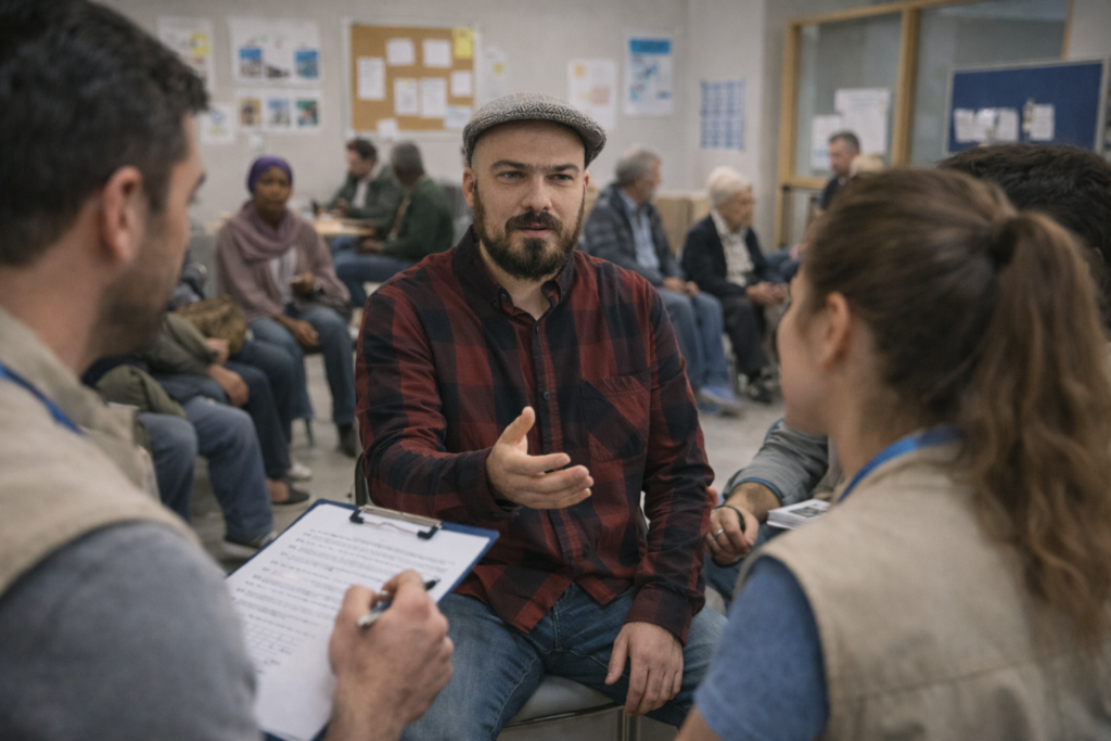 Comunicando a las personas voluntarias como será su voluntariado